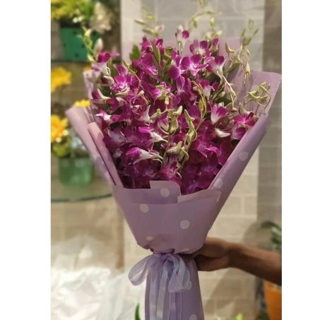 Graceful10 Purple Orchid