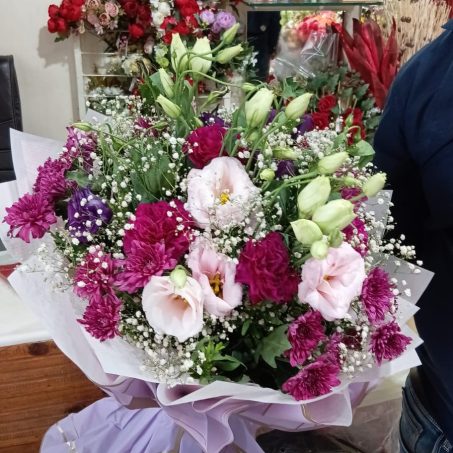 Astroma Carnation Daisy Bouquet