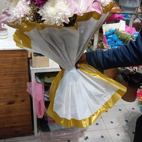 Oriented Lily Daisy Chrysanthemum Tuberose Bouquet